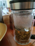 希诺抗菌双层玻璃杯男家用商务办公水杯带手柄泡茶杯子XN-9005K 420mL 晒单实拍图