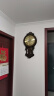 凯恩斯（KAIENSI） 挂钟客厅钟表欧式复古时钟摇摆石英钟表电波创意木质挂表家用 1340G数字金属盘-霸.王扫秒机芯 16英寸 实拍图