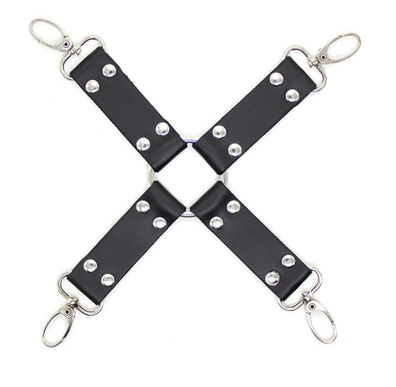 骇客 反背捆绑式手脚铐十字扣配件搭配手铐脚铐道具使用 男女用情趣性