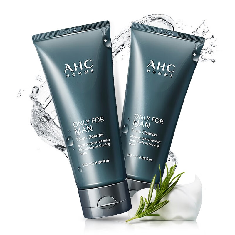 ahc爱和纯 ahc玻尿酸洁面洗面奶 b5g6洁面乳控油男士女士深层清洁滋润