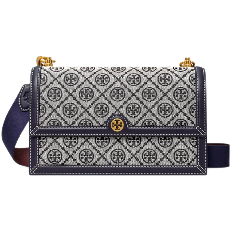 tory burch 汤丽柏琦 女包 t monogram系列 风琴包 斜挎单肩经典款