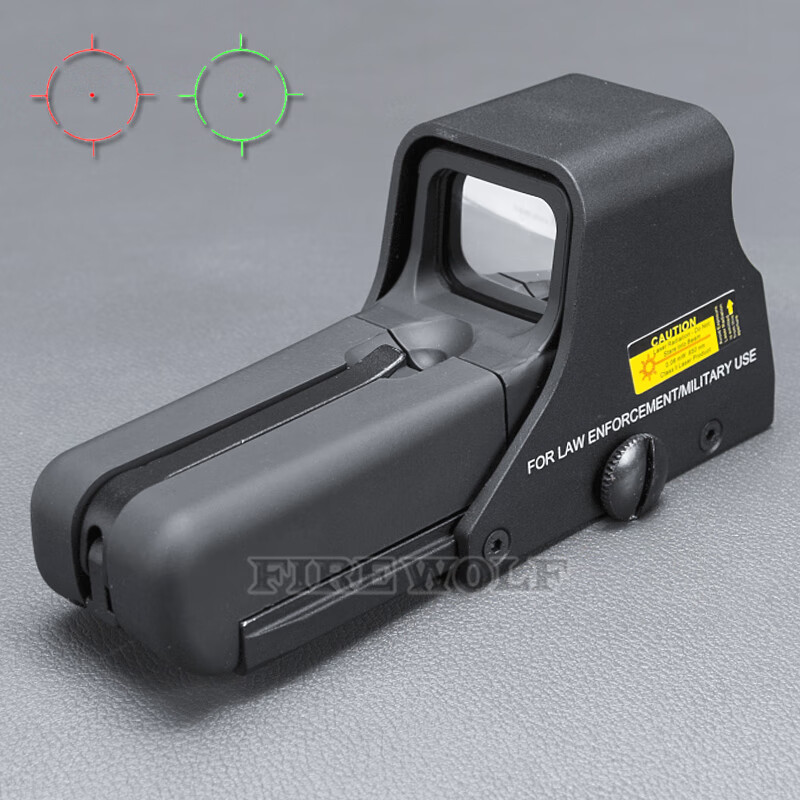 火狼553全息瞄准镜瞄准器55系列全息镜全息瞄1倍红绿点瞄准光学镜寻鸟