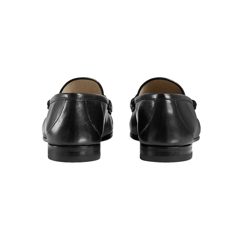 gucci古驰古奇男鞋蜜蜂皮革乐福鞋休闲单鞋代购 黑色478292 d3v00