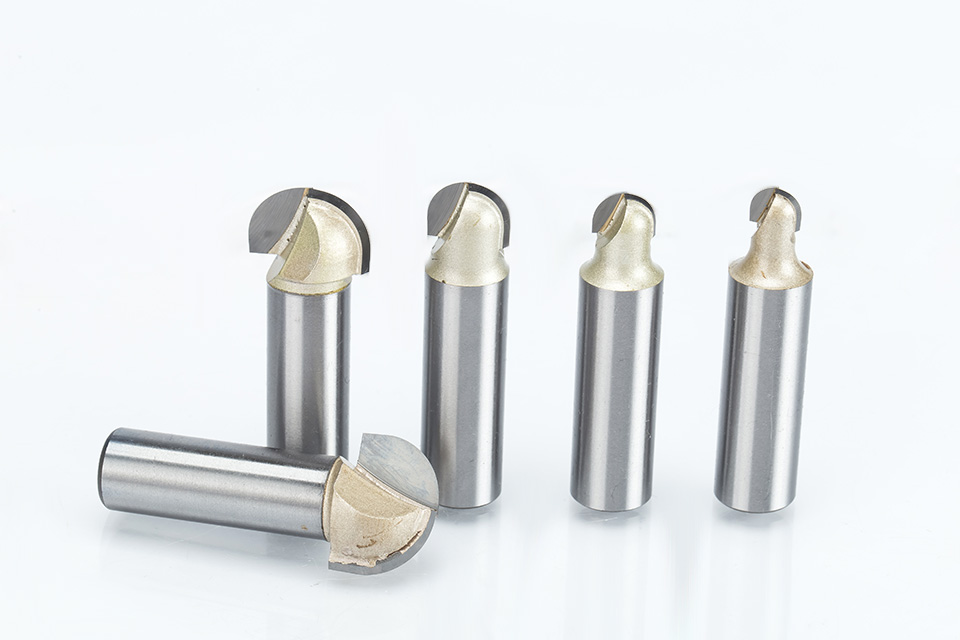 沪豪专业级圆底刀木工铣刀开槽刀具修边机刀头雕刻机电木铣锣刀 1/2*1