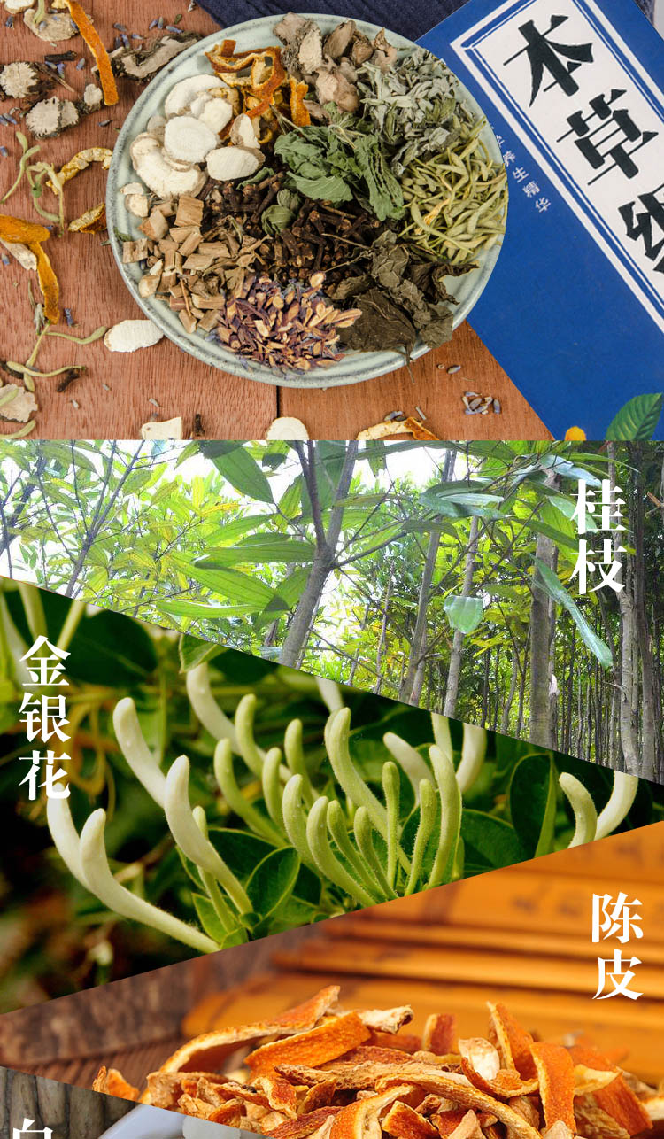 中药材驱蚊包驱蚊香包纯中草药香袋 驱蚊香囊驱蚊包 100克驱蚊包(2包)