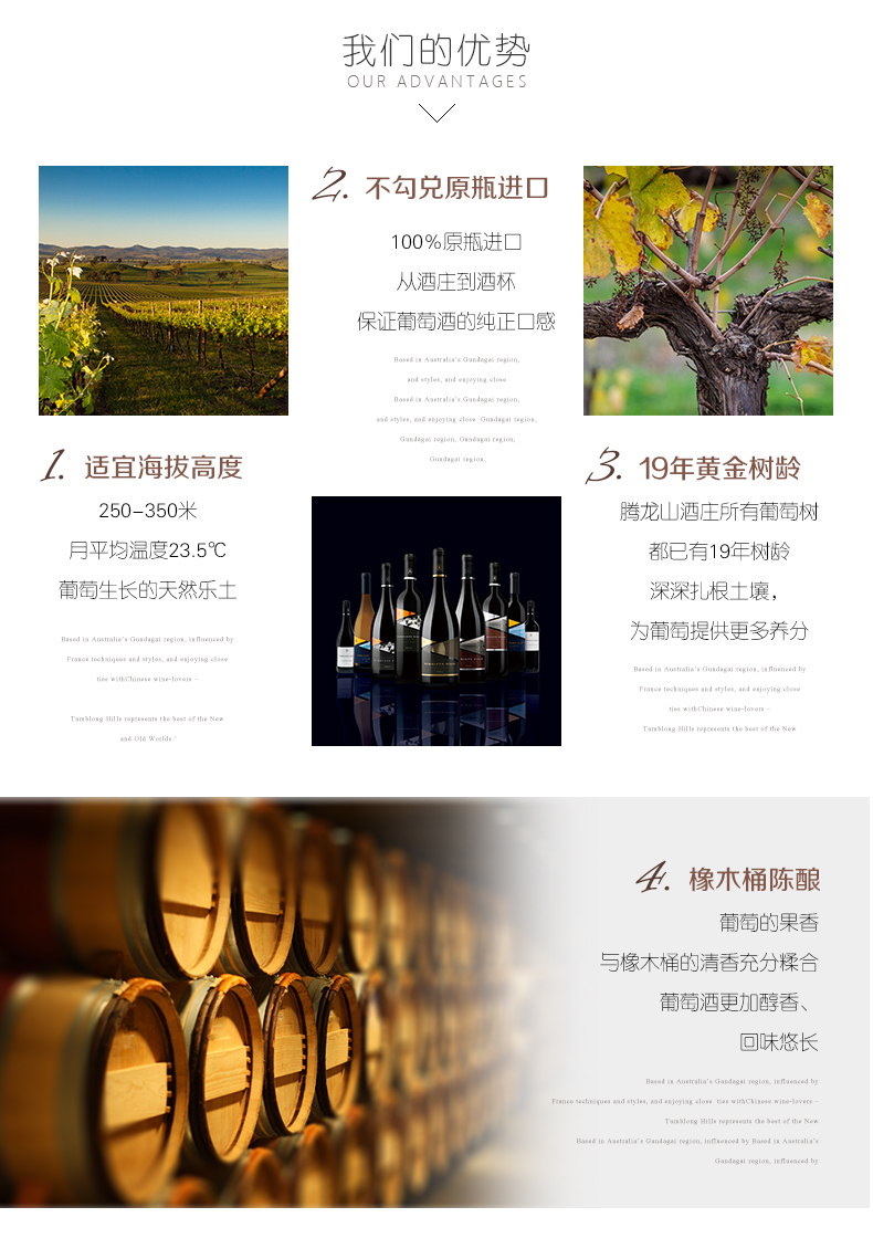澳大利亚原瓶进口 葡萄酒澳洲印象腾龙山赤霞珠 干红葡萄酒 750ml*1瓶