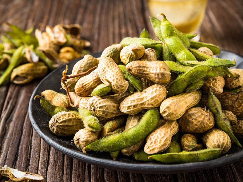 蔡家洼大货栈现刨鲜花生新鲜毛豆组合11农家自种营养搭配烧烤配菜食材