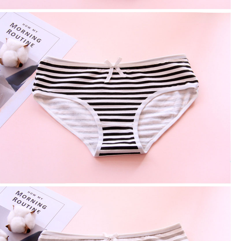 艾芽米学生内裤1214岁发育期内裤女孩纯棉三角裤衩少女生理底裤中大童