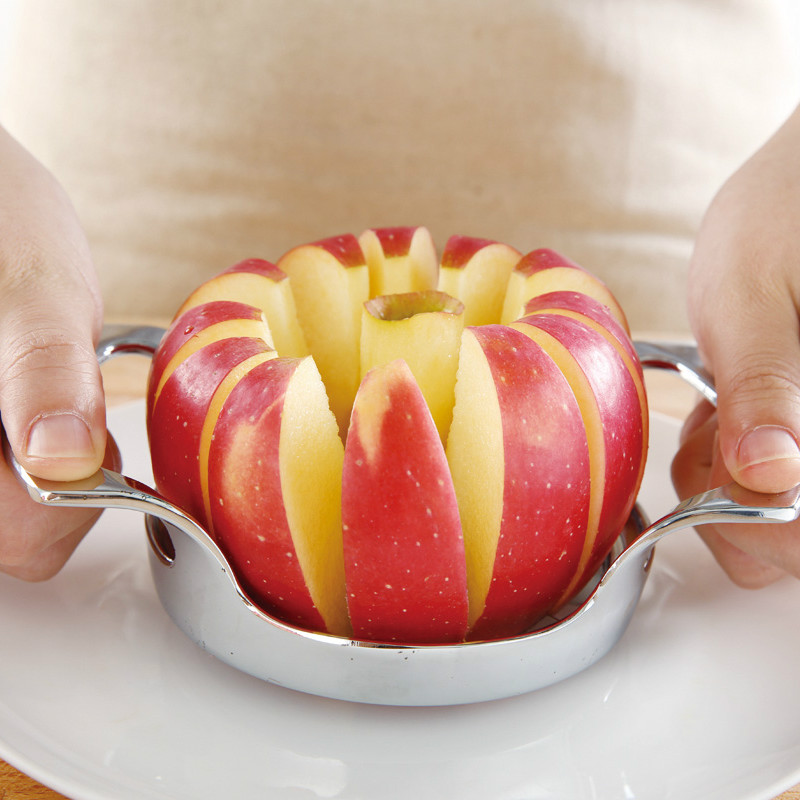 戴德锌合金苹果切 时尚切果器 苹果除核切块器12切口