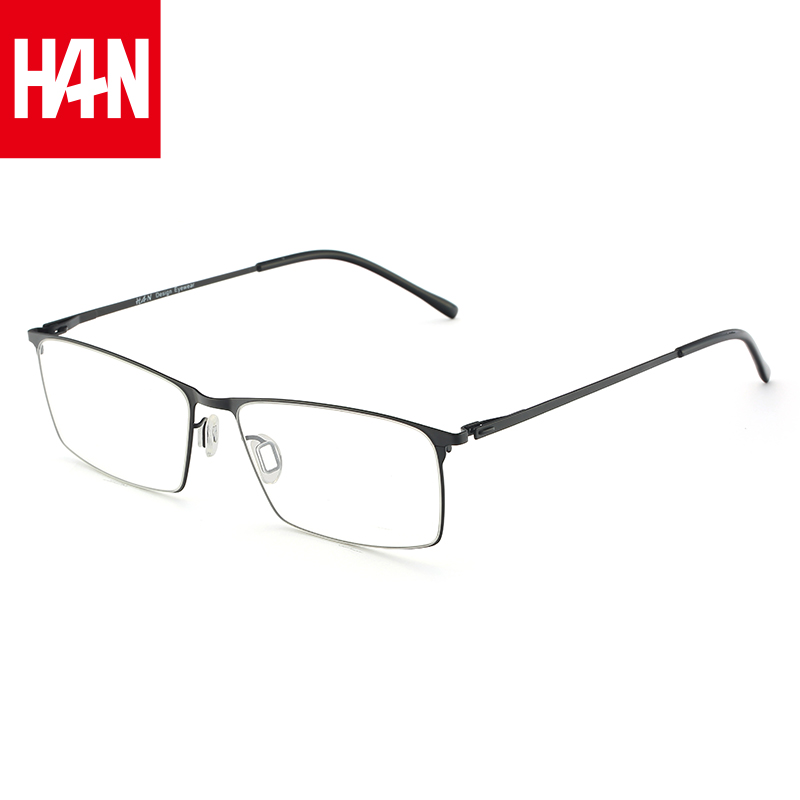 汉代 HAN HD49221 不锈钢&板材 光学眼镜架 +1.56非球面镜片 图1