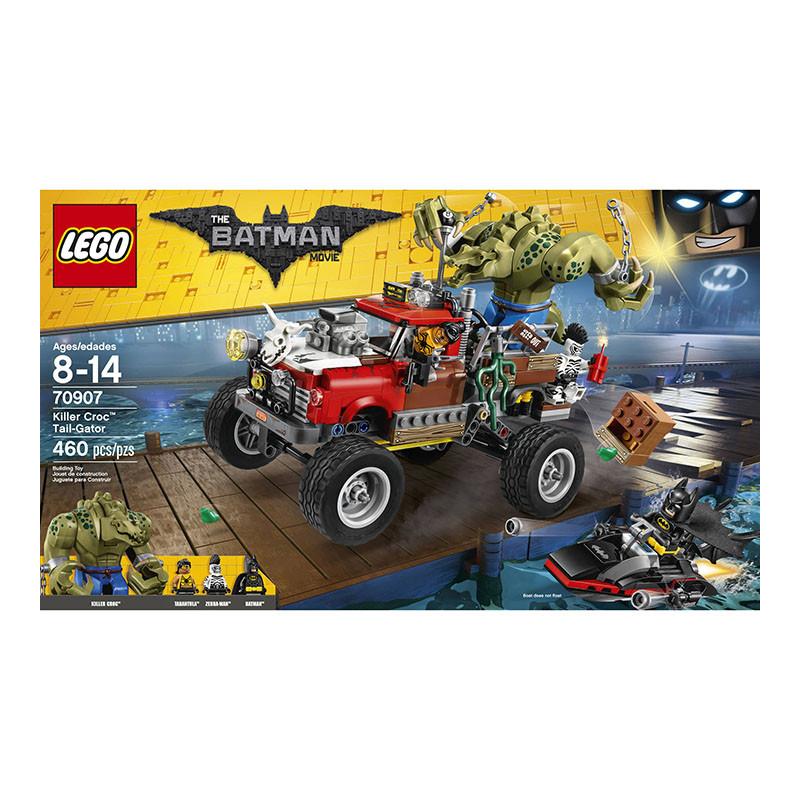美国直邮 乐高 lego 蝙蝠侠电影 杀手鳄 tail-gator-70907