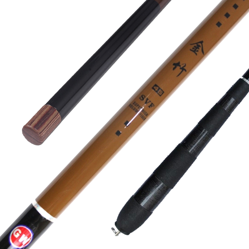 光威 金竹 超轻硬碳素台钓竿钓鱼竿鱼杆渔具送换把 4.5米