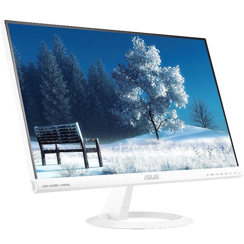 华硕asus vx239h-w 23英寸超窄边ips液晶显示器