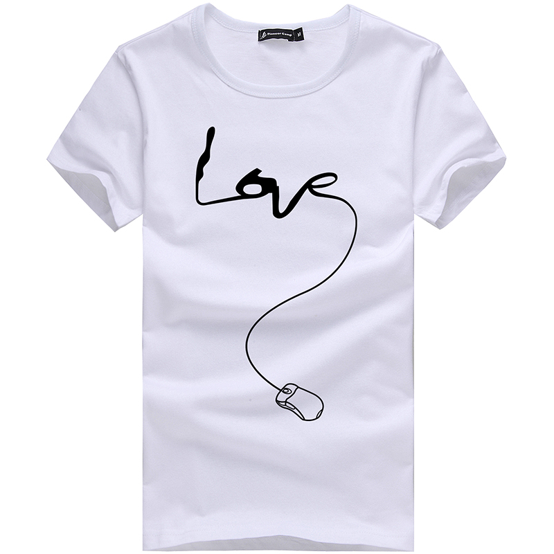 拓路者 2015夏季纯棉短袖t恤男圆领个性创意半袖汗衫全棉休闲t桖