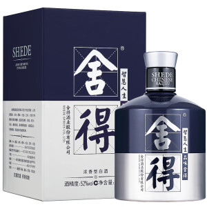 有券的上:捨得 米蘭系列 品味捨得 52%vol 濃香型白酒 500ml