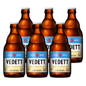 京东PLUS会员： Vedett Extra White 白熊 白熊啤酒 330ml*6瓶 *3件   167元（双重优惠）
