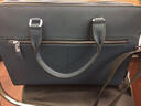花花公子牛皮男士公文包手提包单肩斜挎包大容量男包真皮商务包文件包 套装组合06 13英寸 实拍图
